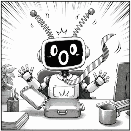 Manga panel wobble animation sample